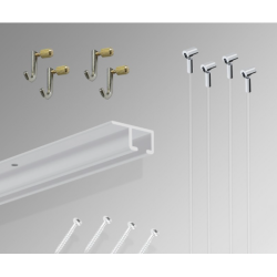 2m U-Rail Hanging System – Ceiling Mount, 40kg