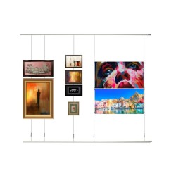 U Rail Celing TO Floor Picture Hanging System