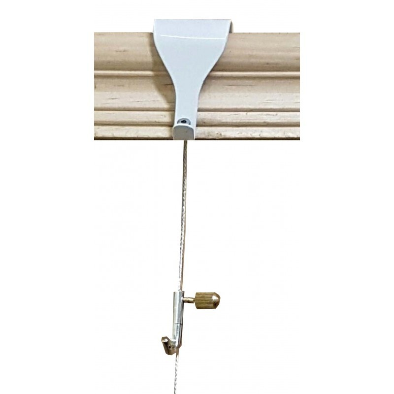 Picture Hanging Kit - Moulding Hook Steel Cable kit