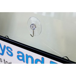 Black Poster Hanger with Suction Cup (By Paper Size)