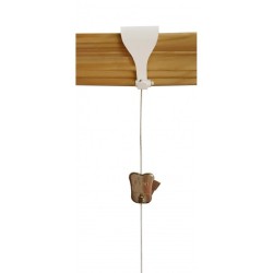 White Steel Cable White Moulding Hook Zipper Hook kit