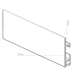 Wall hanging Long Clip Rail Max Complete Kit (Ready to use)