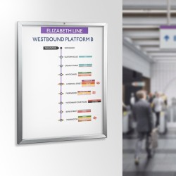 Lockable Aluminium Snap Frame