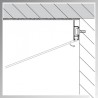 Heavy-Duty Clip Rail Max Wall Hanging Kit, Picture Rail & Hooks for He