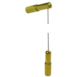 Wall To Floor Cable Gold