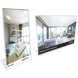 L-Shaped Acrylic Holder Stand