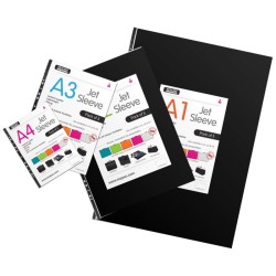 Jet Portfolio Art Display Sleeves Pack of 5