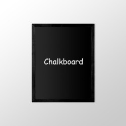 Wooden Frame Chalkboard (Non-Printed Blackboard Frame)