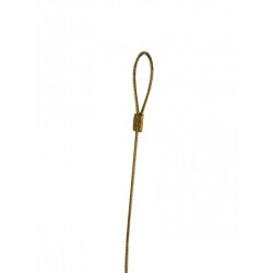 Gold Steel Cable with Loop